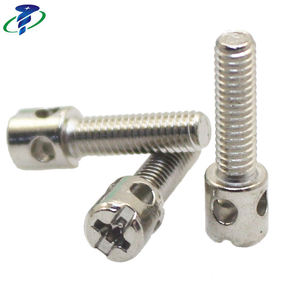 Brass Nickel Plated Phillips Head Sealing <b>Screw</b> for Electric Meter - Product Image 1