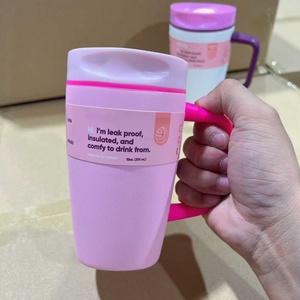 Tazza <span class=keywords><strong>da</strong></span> <span class=keywords><strong>Caffè</strong></span> in Acciaio Inox a Doppia Parete <span class=keywords><strong>da</strong></span> 12oz <span class=keywords><strong>con</strong></span> Manico, Tumbler Isolato Antigoccia, Tazze <span class=keywords><strong>da</strong></span> <span class=keywords><strong>Caffè</strong></span> per Auto <span class=keywords><strong>con</strong></span> Coperchio Scorrevole - Product Image 6