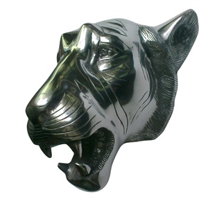 Grandes de Metal de la pared la decoración montado en la cabeza de león - Product Image 1