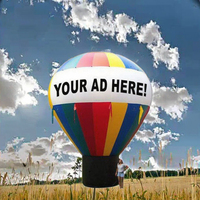 Ballons à air chaud gonflables publicitaires personnalisés ANGE avec logo commercial, impression UV/numérique, gonflage par pompe électrique, taille géante