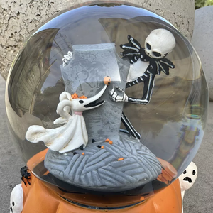 Custom Polyresin Halloween Musical Snow Globe Pumpkin Ghost <strong>Grave</strong> Stone OEM ODM <strong>Ornament</strong> for Gift Retailers and Brand Buyers - Product Image 3
