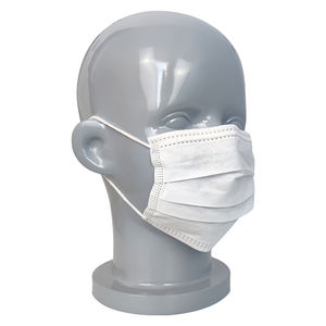 Masker Wajah anak 12.5 cm kustom warna putih biru merah muda earloop medis 3 lapisan pemakaian Harian Masker bedah sekali pakai pelindung - Product Image 1