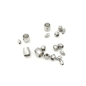 Perles de taille en acier inoxydable de formes variées, perles à facettes, pour la fabrication de bijoux, accessoires DIY - Product Image 2