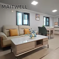 Casa Container Pieghevole Prefabbricata Espandibile, Alloggio Portatile Modulare per Cantieri Edili