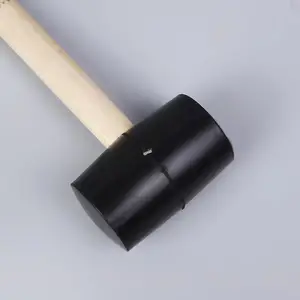Colorful Black white soft rubber hammer rubber sledge hammer