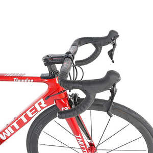 Bicicleta de Carretera Profesional de Carreras 700C, 22 Velocidades, Freno Thunder-C, Grupo 105, Estilo Urbano Económico, Twitter, Fibra de Carbono, Rojo, Unisex - Product Image 4