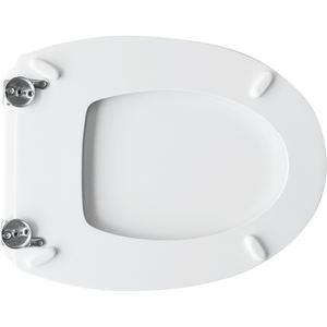 Tapa de inodoro de cierre suave de liberación rápida para Cesabo Exel Vase, diseño moderno, bisagras de paso de plástico UF para baño - Product Image 2