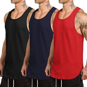 Lot de 3 débardeurs de sport pour homme, décontractés, à séchage rapide, anti-UV, respirants, pour la musculation, le fitness et la gym - Product Image 3