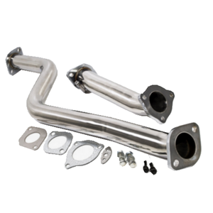 MAX Auto Racing Parts Engine Kit de tuyau de descente d'échappement en acier inoxydable pour les modèles <span class=keywords><strong>Toyota</strong></span> <span class=keywords><strong>Supra</strong></span> <span class=keywords><strong>MK4</strong></span> 3.0 turbo 1992-2002. - Product Image 1
