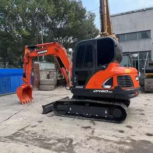 Mini pelle sur chenilles Doosan DX60-9C de 6 tonnes d'occasion de haute qualité à vendre 1 an de garantie Roulement d'engrenage de pompe à moteur principal - Product Image 4
