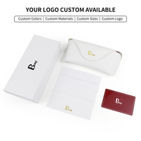 Pochette d'emballage personnalisée avec logo, étui de luxe sur mesure pour lunettes de soleil, boîte à lunettes, étui à lunettes