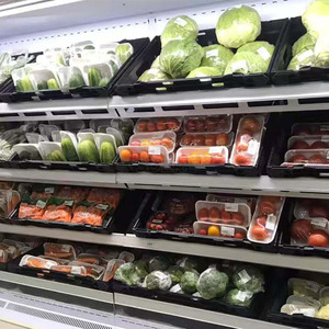 Supermercado Vertical Comercial Geladeira Aberta Exibição De Frutas Refrigerador De Vegetais - Product Image 3