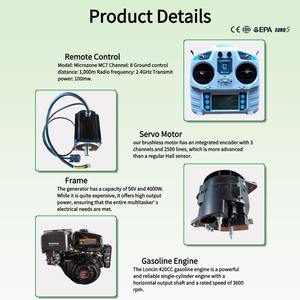 Tondeuse à gazon robotisée Vigorun 48V 20Ah <span class=keywords><strong>Batterie</strong></span> Euro 5/EPA MTSK800 Tondeuses à gazon chinoises à braquage zéro Robot Broyeur Forestier - Product Image 3