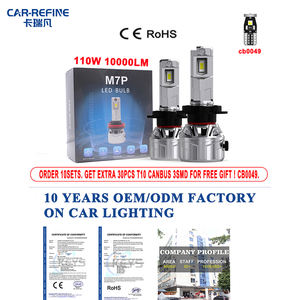 CAR-REFINE 120W 20000Lm H4 Voiture Led Lumière 9005 H7 Lampe Canbus Luces Led Para Auto H1 H7 H11 HB3 Voiture Led <span class=keywords><strong>Phare</strong></span> Para Auto H4 - Product Image 2