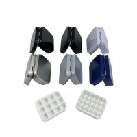Fabricant direct Mini boîte de bonbons à la menthe Récipient en métal à charnière Matériau en fer blanc pour la vente en gros de biscuits au chocolat Chewing-gum