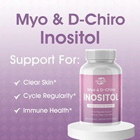Compléments alimentaires végétaliens à vente chaude OEM ODM Myo-inositol D-chiro-inositol en capsules pour femmes