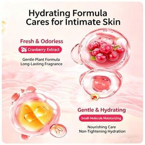 Limpiador Íntimo Líquido de Arándanos con Aceite Esencial de Árbol de Té, pH Balanceado, Antibacterial, Frescura y Comodidad <span class=keywords><strong>para</strong></span> Mujeres - Product Image 2