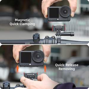 Amazear 360 °   Soporte Magnético de Liberación Rápida con Rotación para DJI Osmo Action 6/Nano, Adaptador de Aleación de Aluminio con Rosca de 1/4\" - Product Image 6