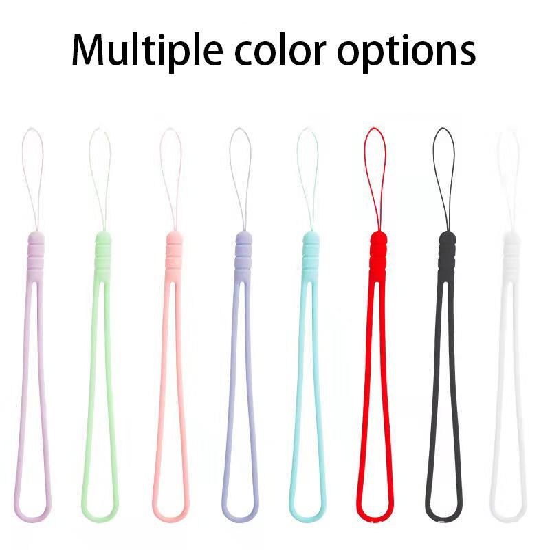 Short Silicone Waterproof Adjustable Wrist Lanyard AntiLost Strap for Mobile Phone & Portable Speaker Creative Liquid Feel USB Image 4