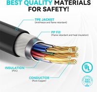 Adaptateur EV WUFEN, chargeur de voiture Tesla, superchargeur, câble d'extension de type 1, 40A, connecteur J1772, IP54, certifié CE