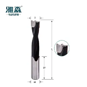 YASEN Factory Direct Sale High Quality 10MM Shank Diameter CNC Machining Hinge Boring Drill Bits for Wood