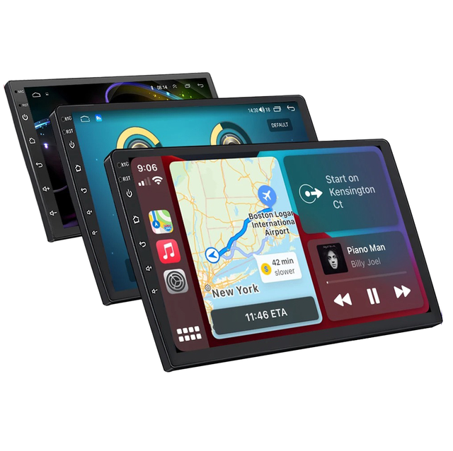 9 Inch Screen Audio Player for Car With 8 Cores 2+32G AHD DSP 360° Carplay 4K QLED Screen AHD Camera