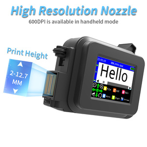 Code-barres, code QR, données variables pour les composants électroniques, numéro de série, imprimante à jet <span class=keywords><strong>d</strong></span>'encre portable - Product Image 2
