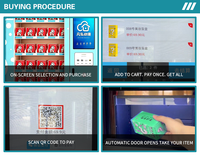 Distributore Automatico Commerciale di Snack e Bevande con Schermo Touch, Pagamento Cashless e Controllo Remoto via Cloud