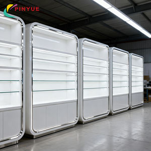 Exhibidor Móvil <span class=keywords><strong>para</strong></span> Gafas, Mueble de Óptica, Panel Perforado Personalizado, Exhibidor de Madera con Ruedas <span class=keywords><strong>para</strong></span> Gafas, Venta de Fábrica - Product Image 4