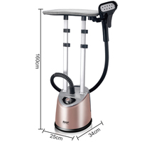 Défroisseur Vapeur Professionnel Portable sur Pied 2000W pour Vêtements, Appareil Électroménager de Haute Qualité OEM