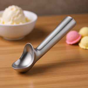 Cuchara para Helado de Acero Inoxidable, Utensilio Profesional de Cocina - Product Image 3
