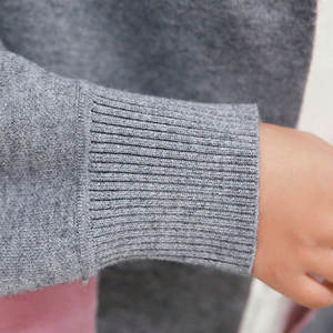 وشاح أكريليك 100٪ بأحجام S <span class=keywords><strong>M</strong></span> L للخريف والشتاء مع شراشيب وتصميم مفرغ وأكمام طويلة بدون حزام - Product Image 3