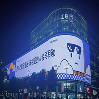 Écran numérique géant pour publicité commerciale extérieure Mur vidéo LED 3D personnalisé Panneau étanche Écran LED fixe d'extérieur