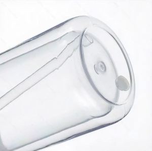 ขายส่งแก้วน้ำพลาสติกสองชั้นแบบสโนว์โกลบ ขนาด 16 ออนซ์ ปลอดสาร BPA จำนวน 25/50 ชิ้น พร้อมรูเจาะสำเร็จรูป ฝาใส หลอดดูด เหมาะสำหรับเทศกาลต่างๆ - Product Image 4