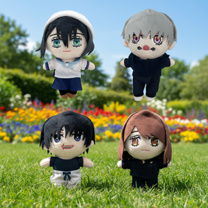 4 modèles de figurines d'anime de style japonais, poupée en peluche Jujutsu, personnage de dessin animé Kento Nanami, jouets en peluche douce comme cadeaux - Product Image 1