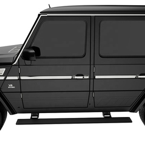 Il y a des marches et des sorties d'échappement latérales sur les marchepieds électriques du véhicule pour Benz G500 G63 marchepied latéral électrique 2019-2023 - Product Image 5