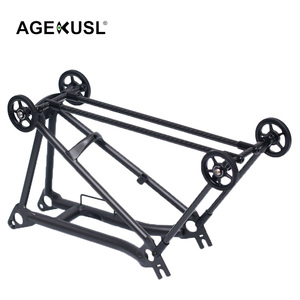 Porte-bagages arrière pour vélo AGEKUSL, porte-bagages facile à installer, en carbone, compatible avec Brrompton 3Sixty Crius Trifold pliable - Product Image 1