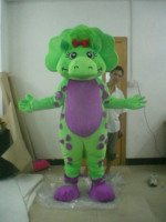 Costume de mascotte Barney pour adultes, en peluche, de dessin animé, de film, de personnage de film, vente chaude
