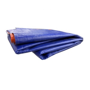 Ventes chaudes, bâche en PVC orange et bleue recyclée, protection environnementale, toile imperméable multi-usages pour couverture industrielle - Product Image 2