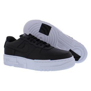รองเท้าผู้หญิง Nike AF1พิกเซลสีดำ/ดำ/ขาว/ดำ-100% ของแท้ - Product Image 4