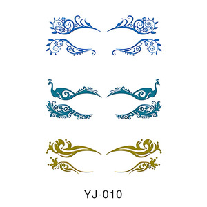 Patch de maquillage jetable pour les yeux, autocollant de tatouage temporaire, faux cils, autocollant de simulation d'eye-liner pour fêtes d'anniversaire - Product Image 5