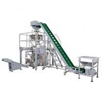 Machine d'emballage entièrement automatique pour biscuits et gâteaux, machine automatique de formage, de remplissage et de scellage de sacs, scellage coussin, film plastique