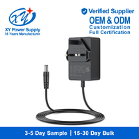 12VDC 3000mA 36W Adaptor Dinding Tetap Tipe UK Bersertifikasi UKCA untuk Layar Terminal POS Pasar Hong Kong dan Inggris Produsen