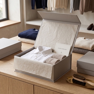 Caja Magnética de Lujo para Ropa, Caja de Regalo de Papel para Prendas de Alta Gama, Caja Rígida con Logotipo Impreso, Fabricante OEM/ODM - Product Image 2