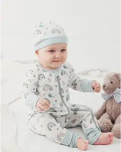 Bamboe Baby Pyjama Kids Nachtkleding Pyjama Set Onesies Baby Dragen Schattige Outfits Kleding Meisjes 6-9 Maanden