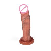 Großer Silikon-Dildo mit Saugnapf Weiches Erotik-Spielzeug für G-Punkt-Stimulation Frauen Männer Fernbedienung Vibrierendes Sexspielzeug