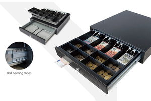 Cassetto Portadenaro MAKEN SK-460 a 3 Posizioni con Chiusura 4B8C per Sistema <span class=keywords><strong>POS</strong></span> - Product Image 3