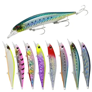 TOPRIGHT 17g 135mm M084 Artificial Sinking Minnow Lure Bass Fishing Lures Baits Saltwater Freshwater Jerkbait