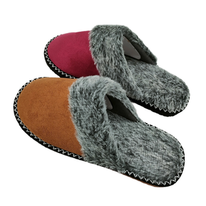 Customizable Chinese Fluffy Bedroom for Winter Non-Slip TPR Outsole Lightweight <b>Closed</b> <b>Toe</b> <b>Sandals</b> for Couples - Product Image 4