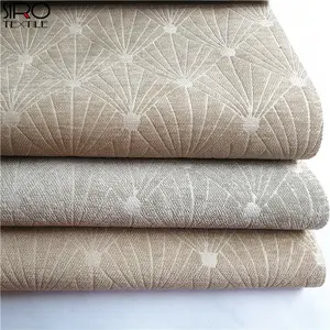 Factory supply flame retardant 100% polyester woven embossed heavy chenille fabric for curtains